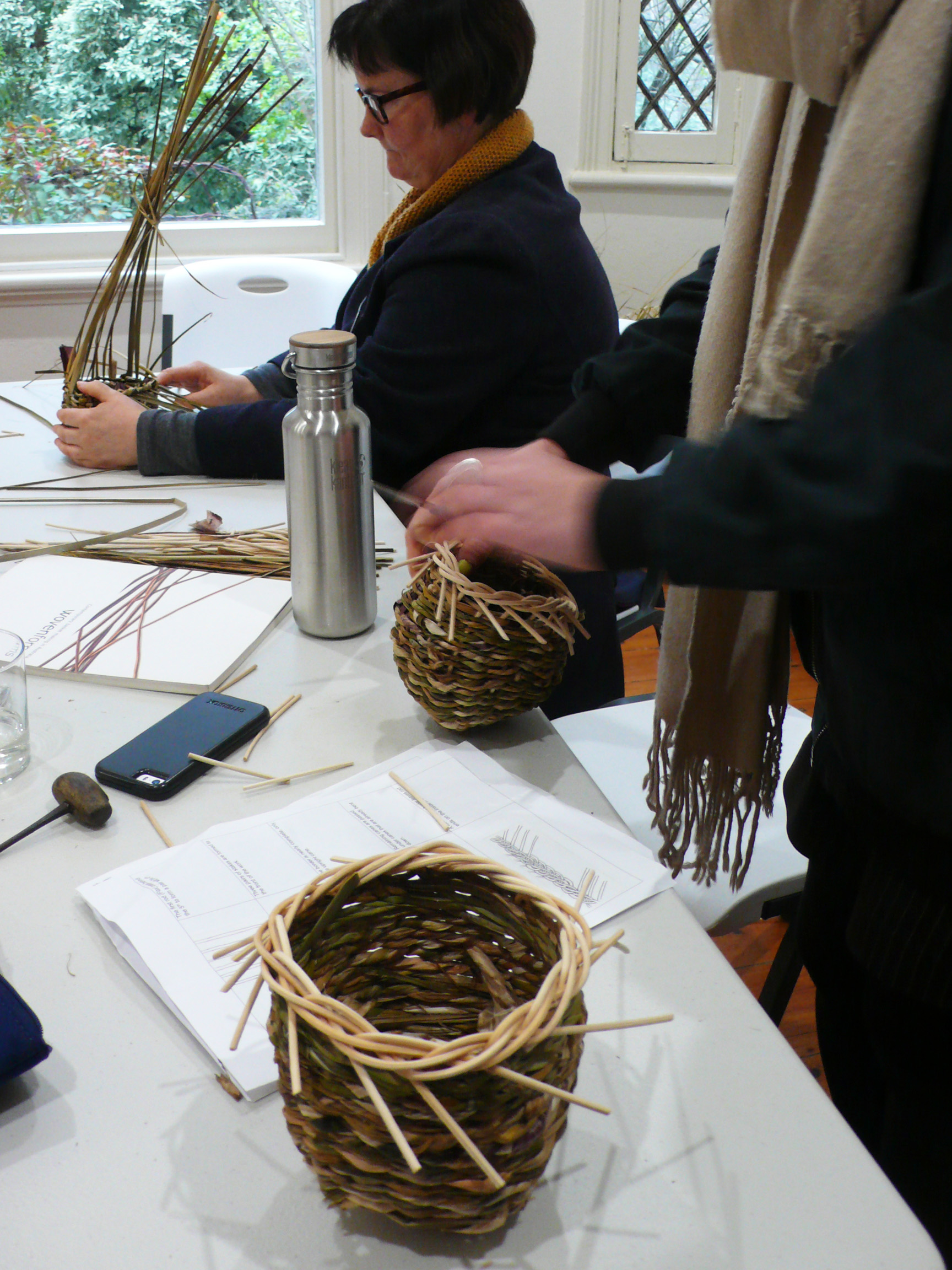 Participants Weaving 3